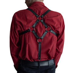 Punk Leather Hanging Shoulder Belt