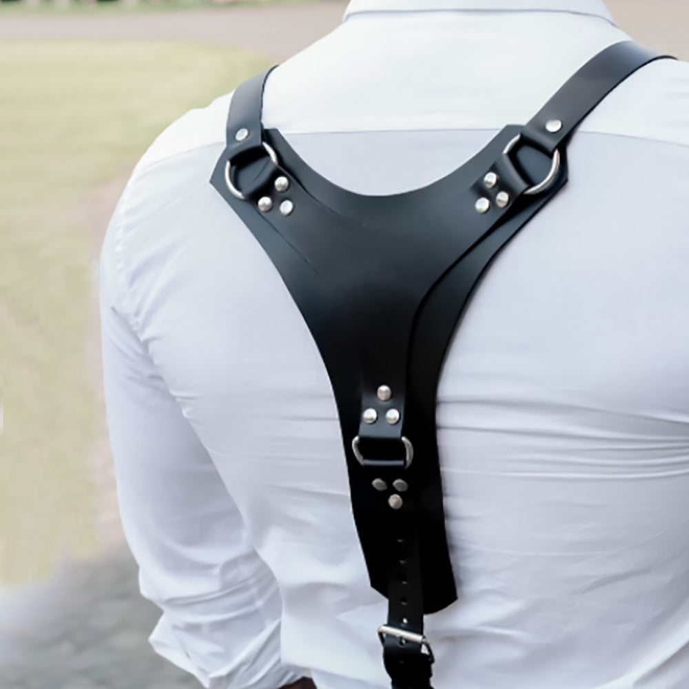 Leather Chain Shoulder Straps