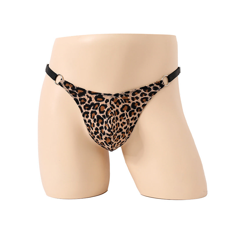 Suspender Leopard Mesh All-Inclusive Wild T-Pants