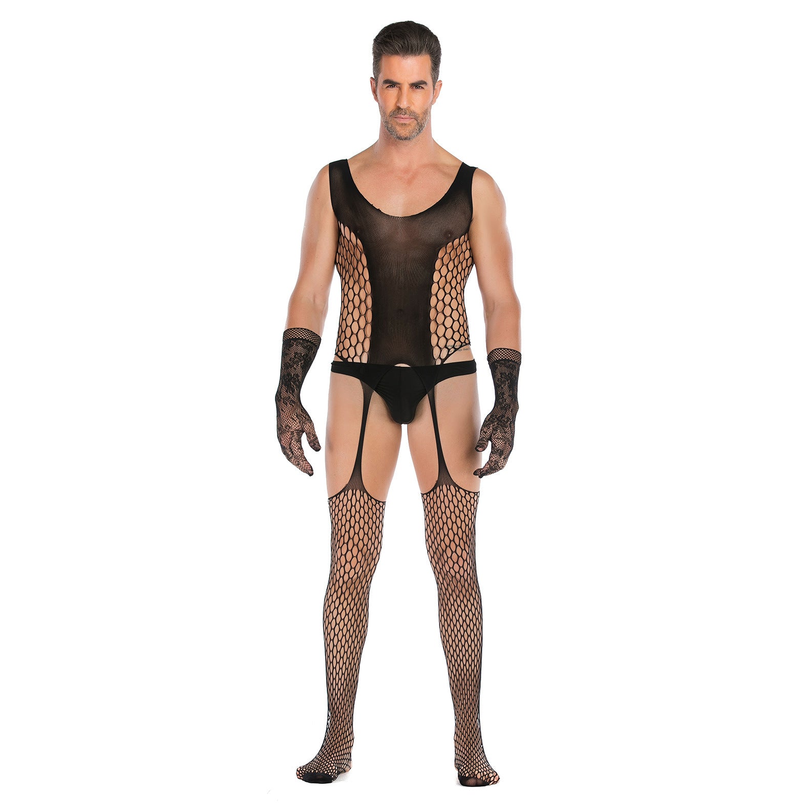 Hollow Styles Freedom Mesh Bodystocking