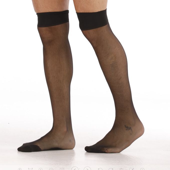 Rear Vertical Strap Accent Stocking