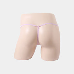 Bead Chain Pearl Hollow Perspective Thong