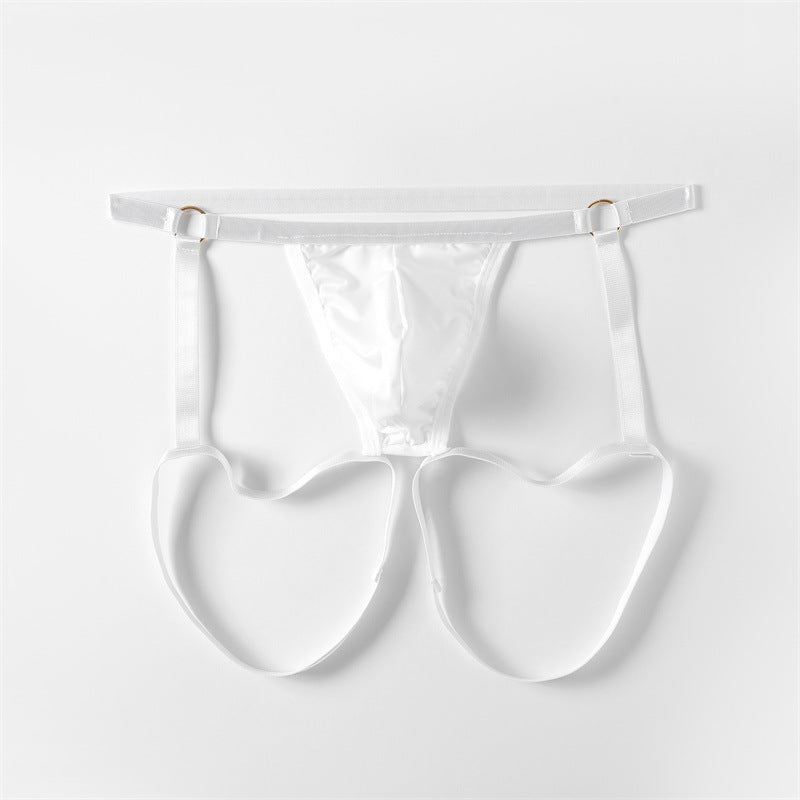 Straps Leggings Hollow Solid Thong