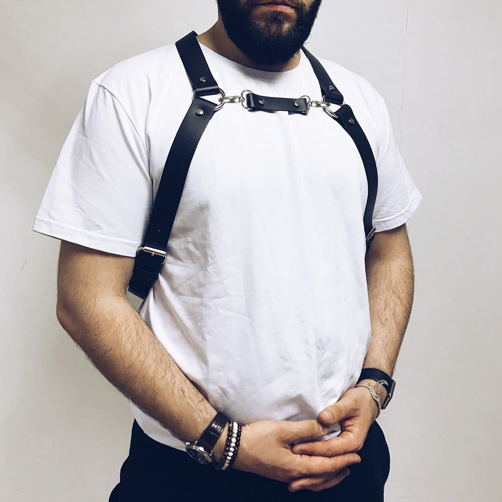 Punk Hip Hop Belt Chain Straps