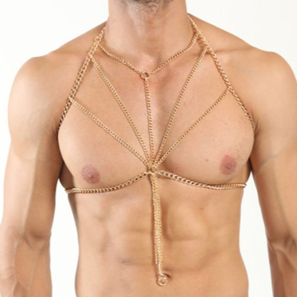 Hollow Body Chain Bondage Harness
