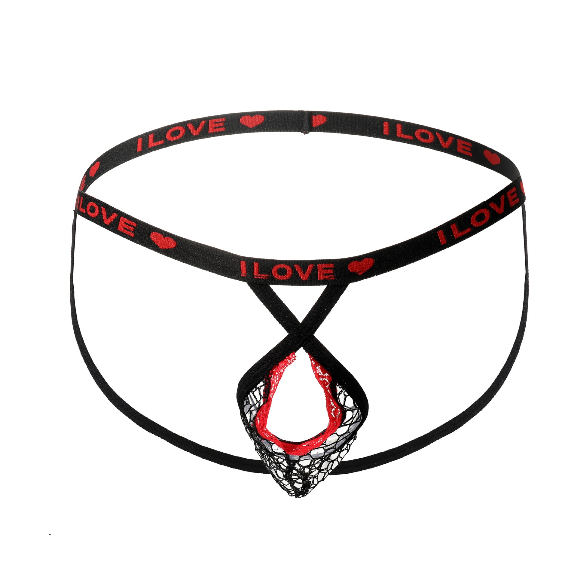 Mesh Hole Passion Strap Seduction Underwear
