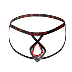 Mesh Hole Passion Strap Seduction Underwear