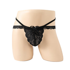 Hollow Lace Quadrangle Thong