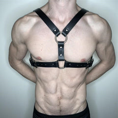 Diablo Body Restraint Leather Belt
