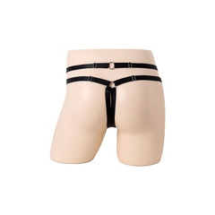 Hollow Suspender Chain Exposed Thong