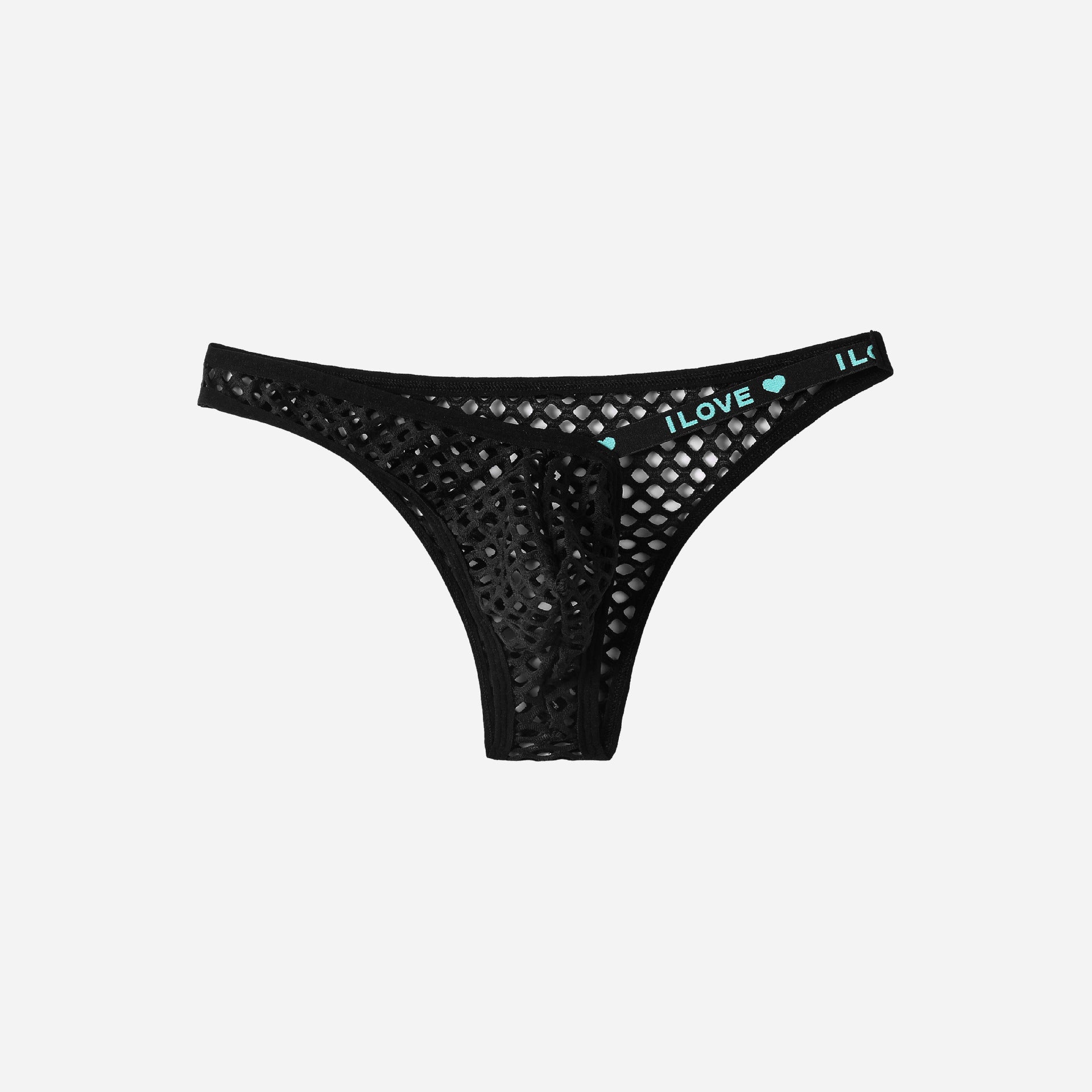 Translucent Mesh High Fork U-Convex Briefs