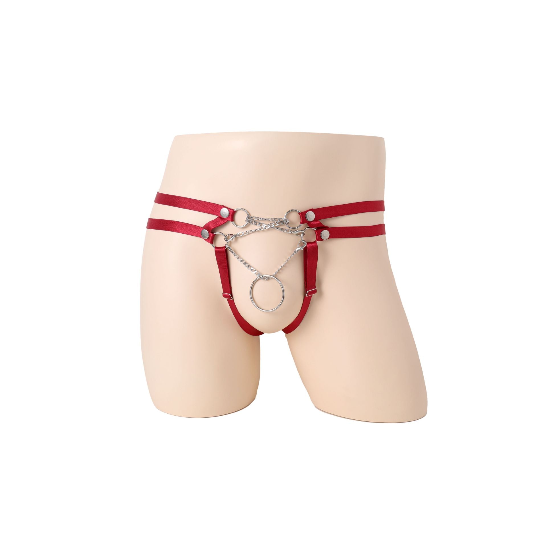 Hollow Suspender Chain Exposed Thong