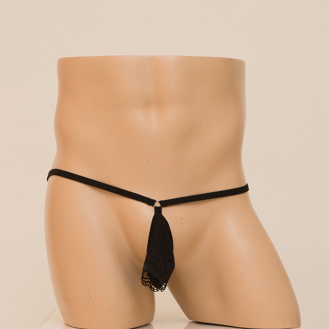 Lace Suspender Jock Strap T-Pants