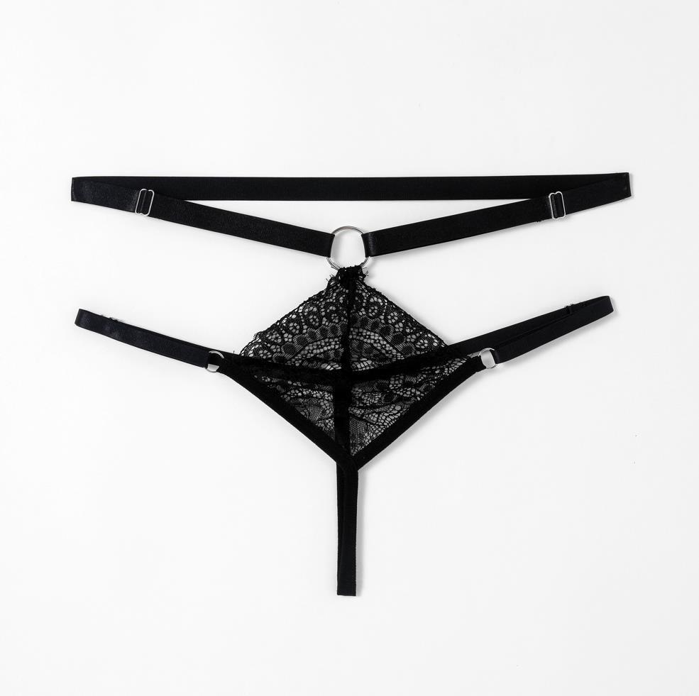 Elastic lace men's briefs with Square Block