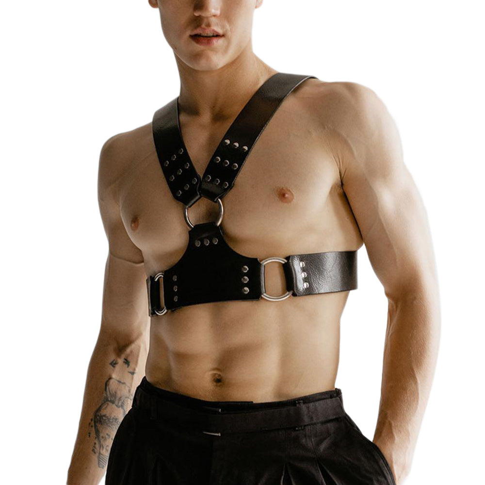 Faux Leather Collar Set