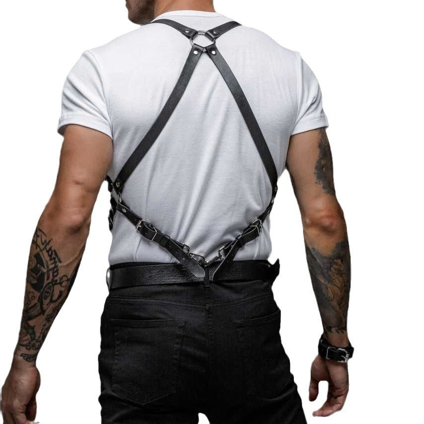 Punk Waist Chain Shoulder Strap Set