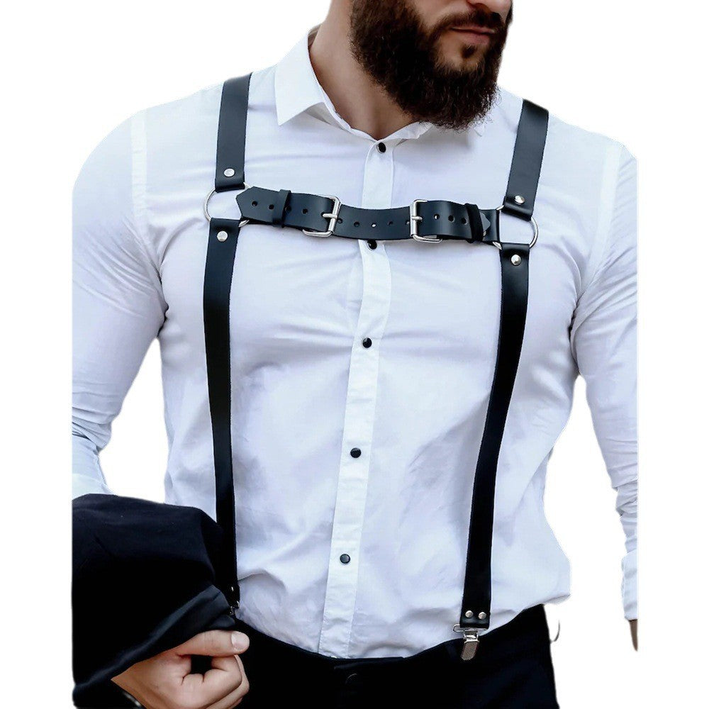 Leather Chain Shoulder Straps