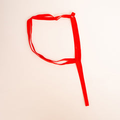 Red X Hollowed-Out Underwear