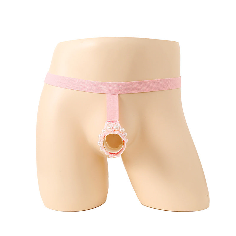 Ribbon Hollow Leak Triangle Underwear