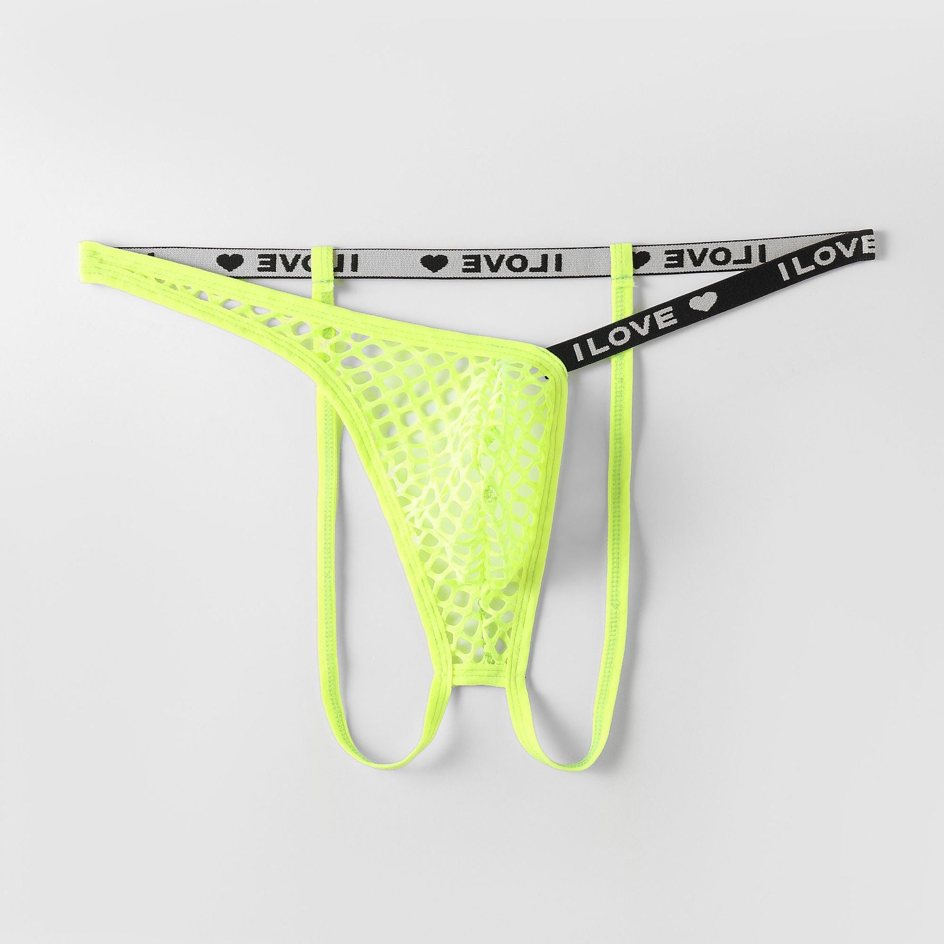 Translucent Mesh Fishing Net T-Pants