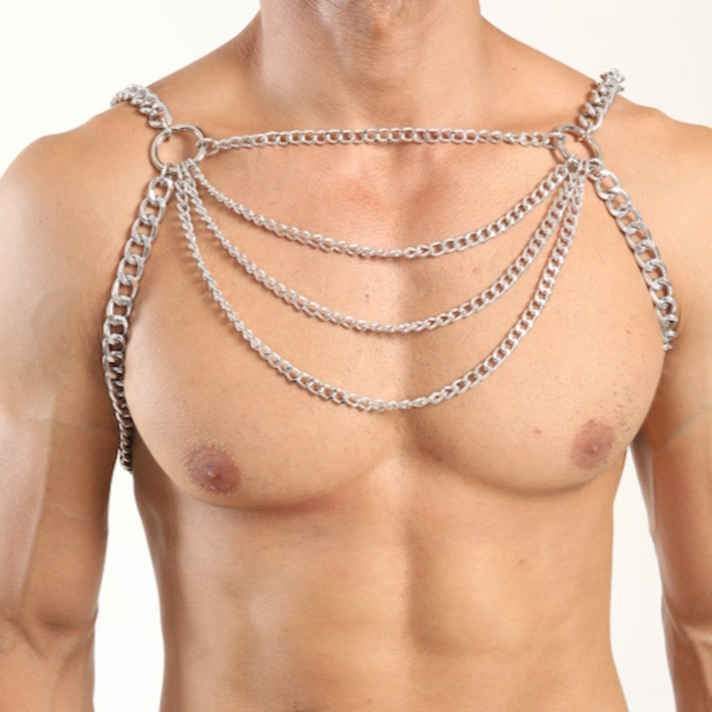 Hollow Body Chain Bondage Harness