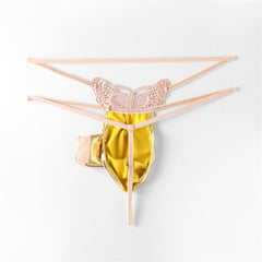 Butterfly Hollow CD Drag Jock Strap Underwear