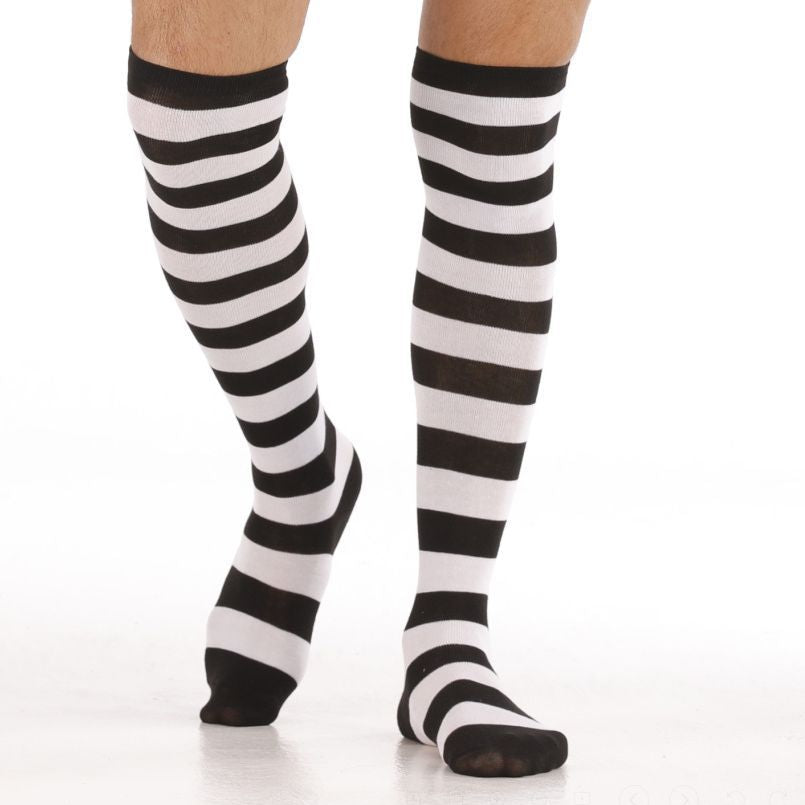 Athletic Striped Compression Stocking