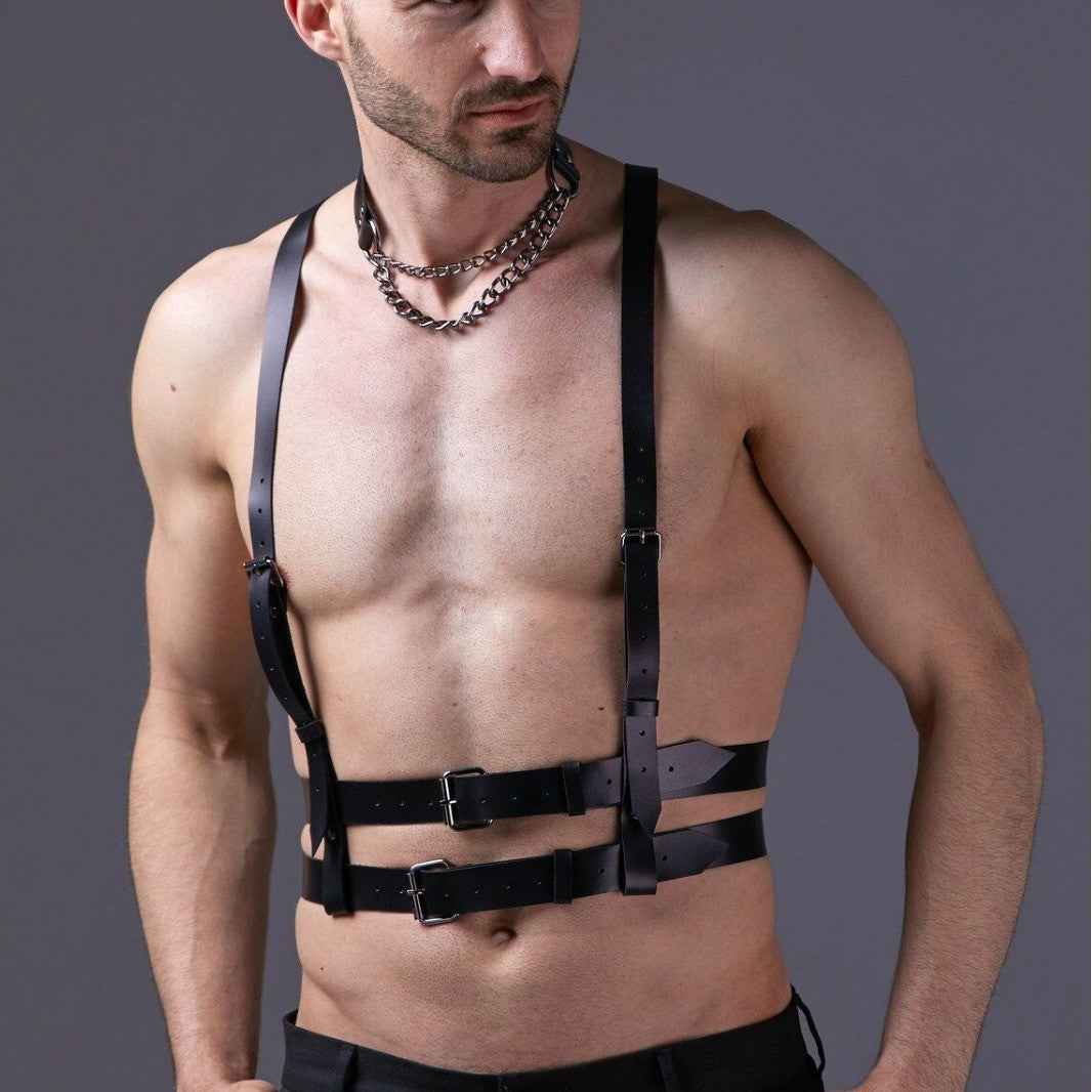 Stage Performance Leather Bundling Straps