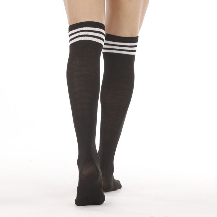 Three-Bar Football Stripe Stocking