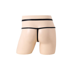 Elastic lace men's briefs with Square Block