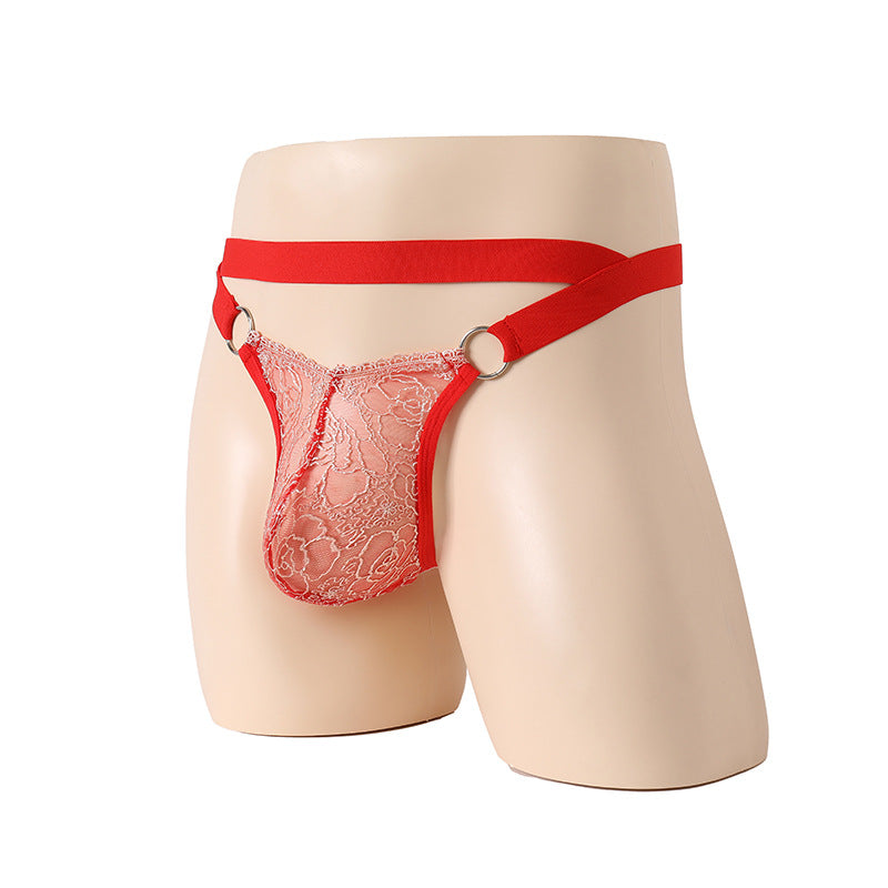 Lace Elastic Passion Thong