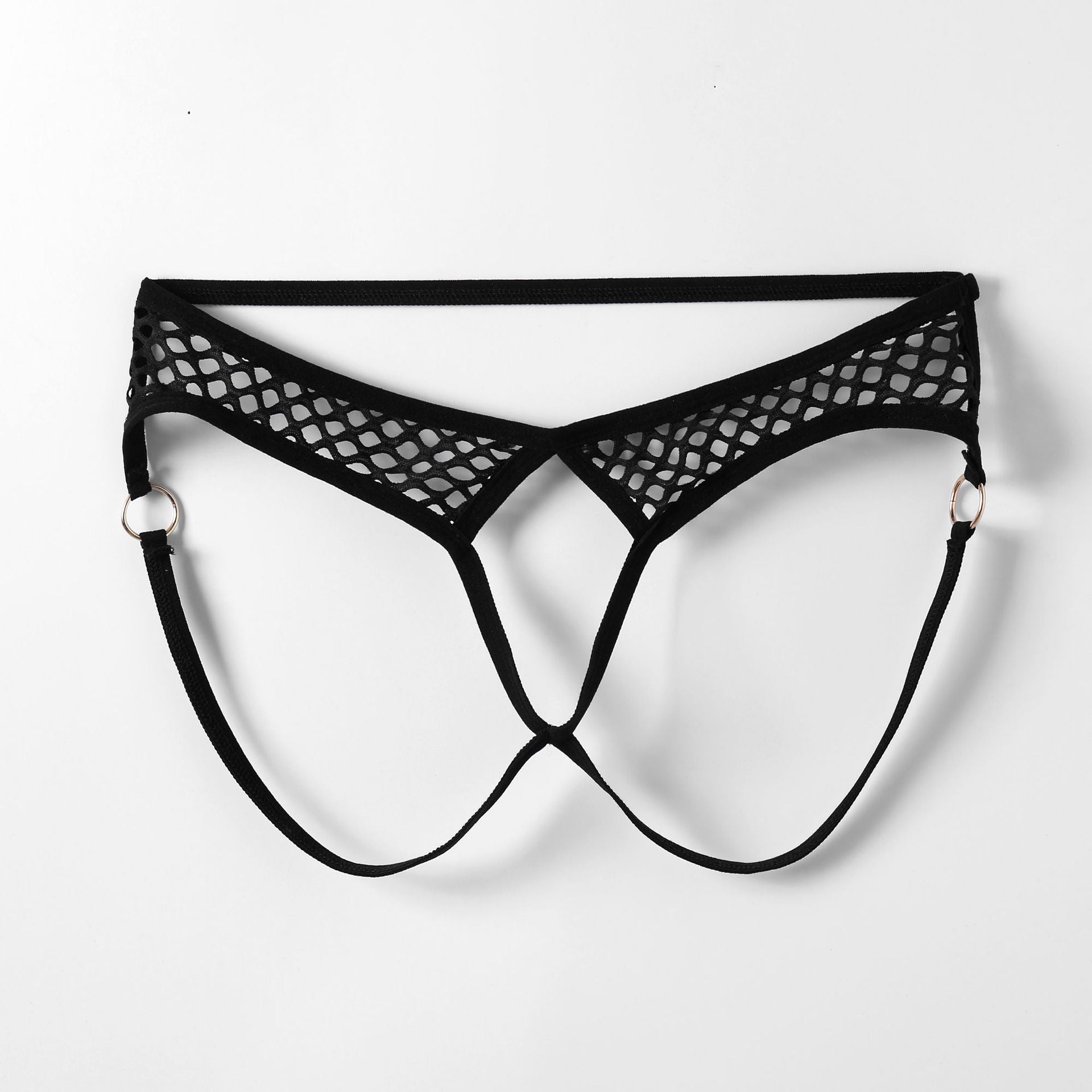 Mesh Hollow Free Bed Teasing Fishing Net Thong