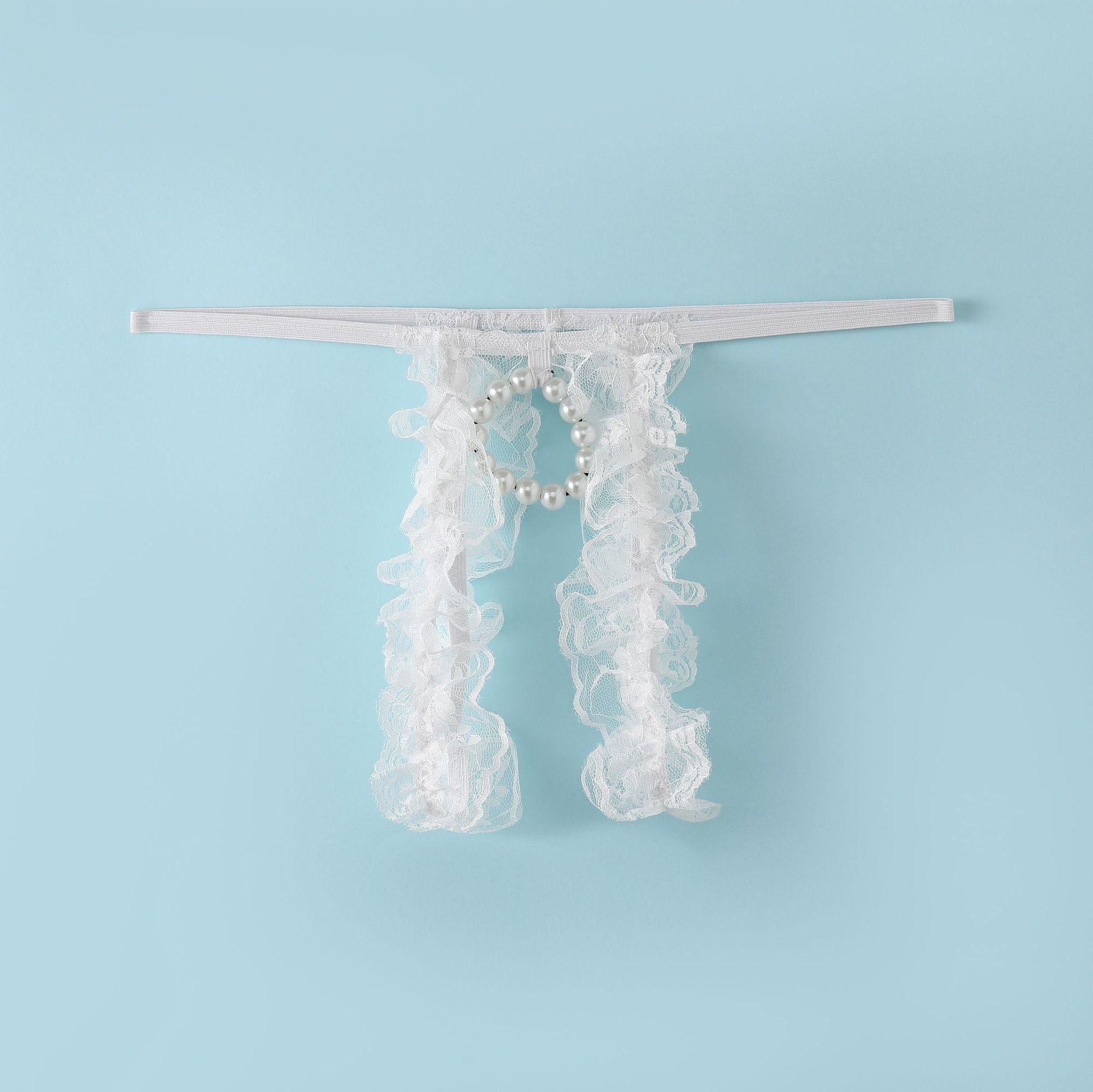 Mesh Bead Chain Hollow Thong