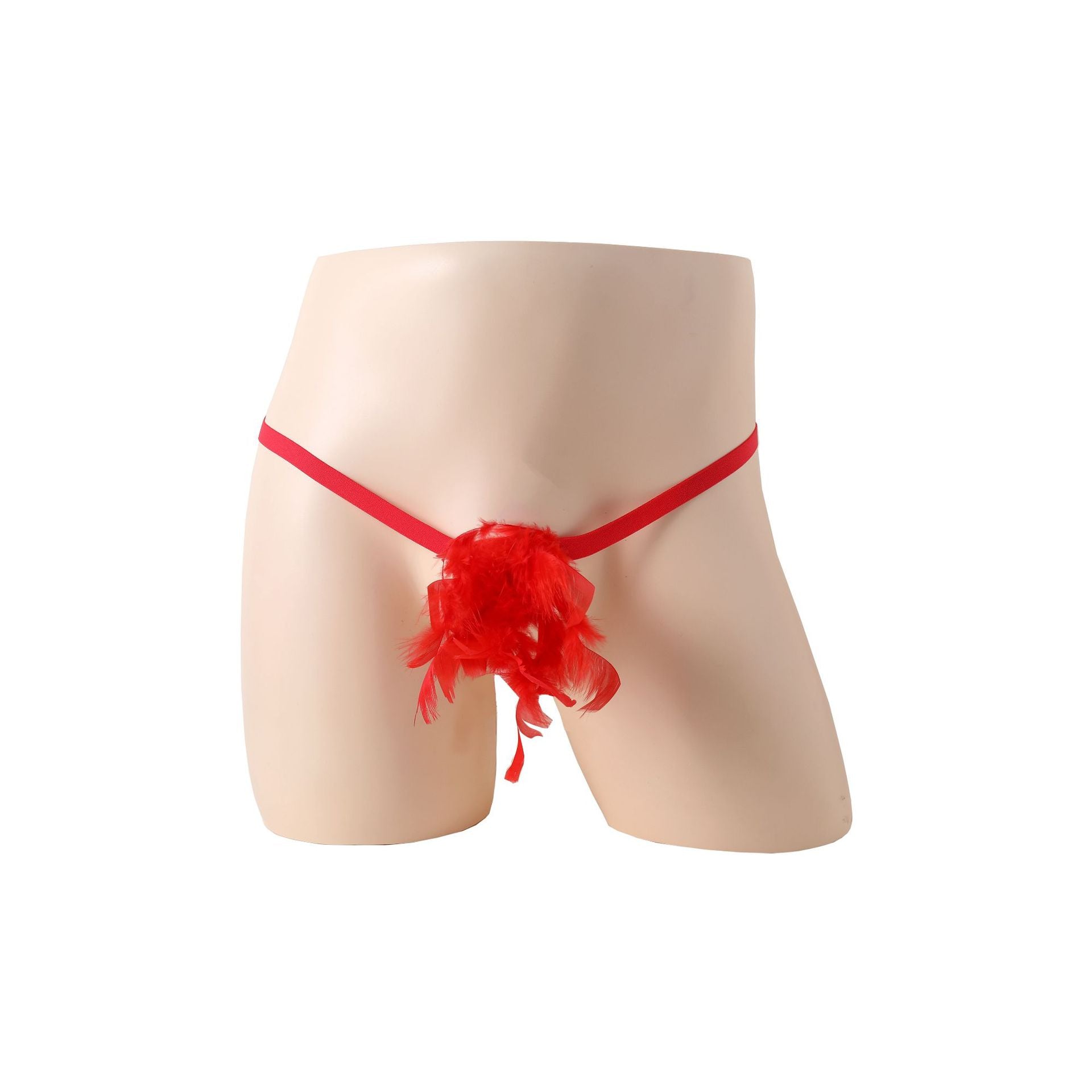 Thong plush feather temptation sexy panties