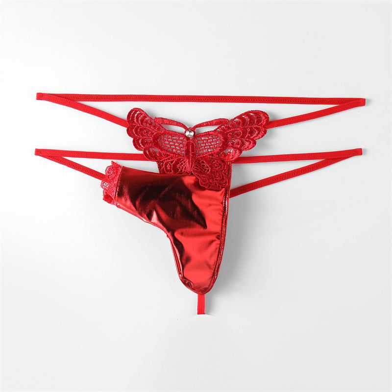 Butterfly Hollow CD Drag Jock Strap Underwear