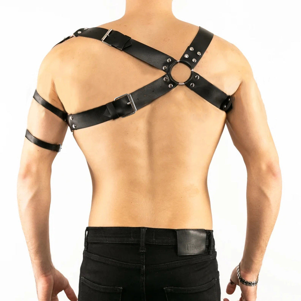Tight Binding Leather Body Straps