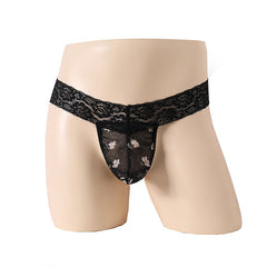 High Waist Lace Belt Passion Thong