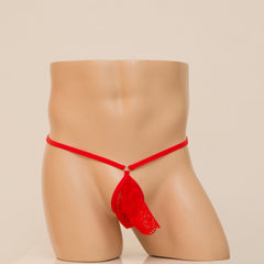 Lace Suspender Jock Strap T-Pants