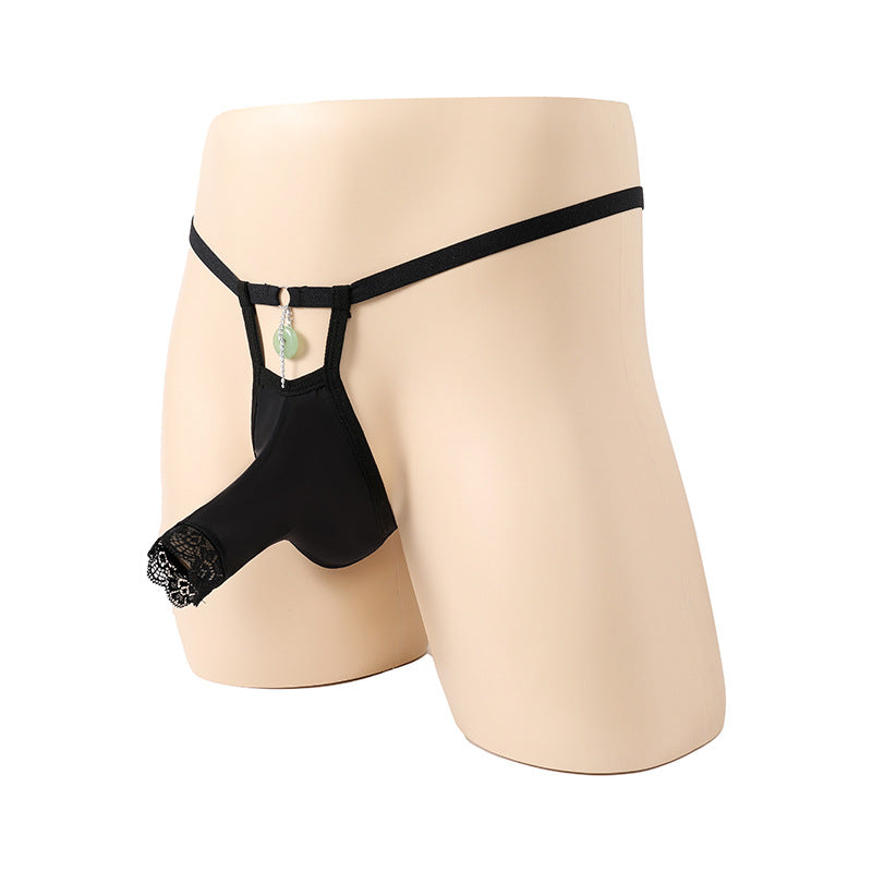 Elastic Lace Safety Buckle Underwear