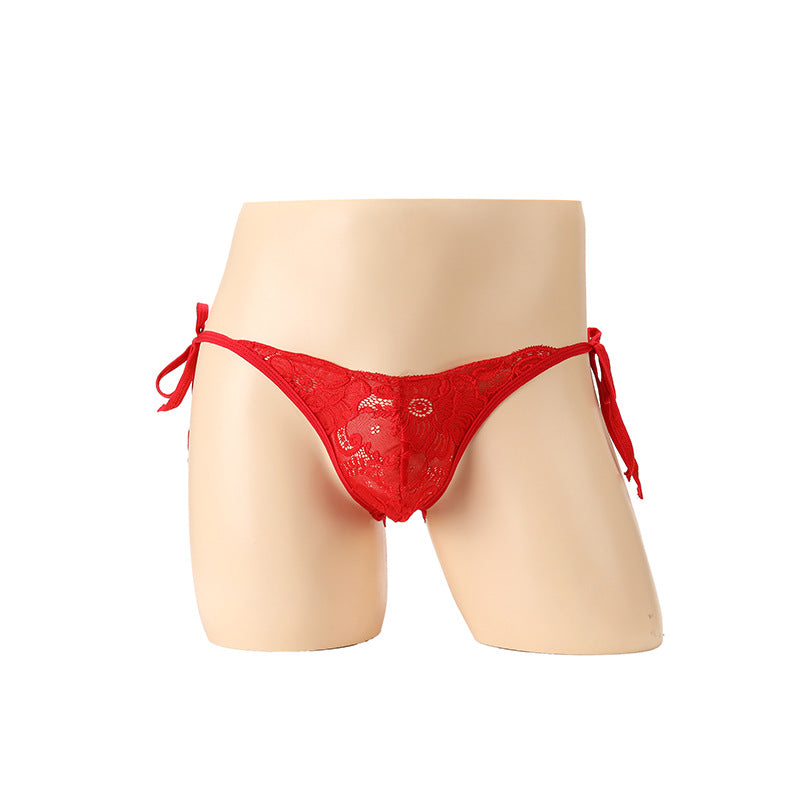 Transparent Lace Egg Ultra-Thin Triangle Thong