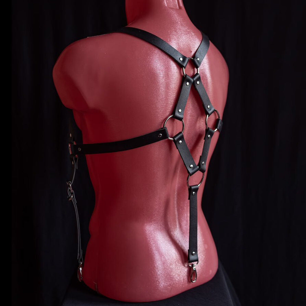 Punk Leather Hanging Shoulder Belt