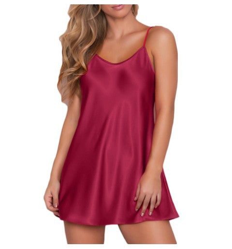 Silky Smooth Satin V-Neck Sleep Chemise
