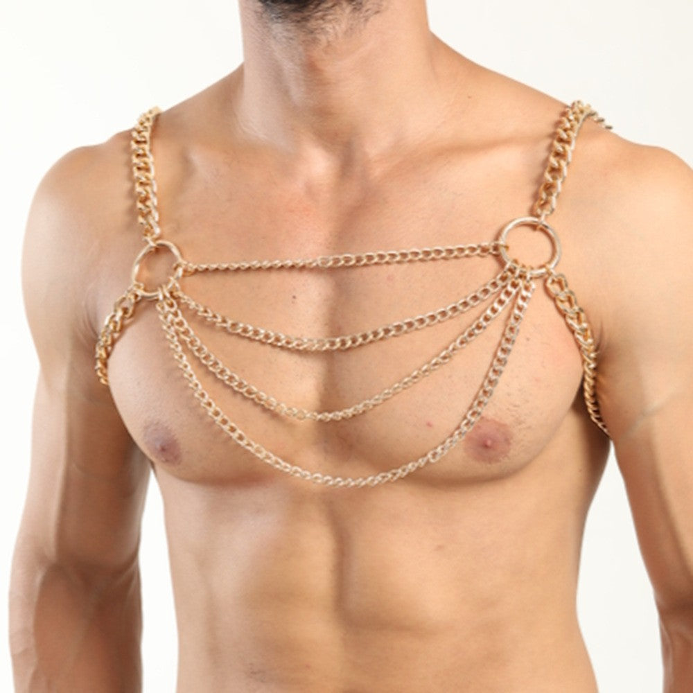 Hollow Body Chain Bondage Harness