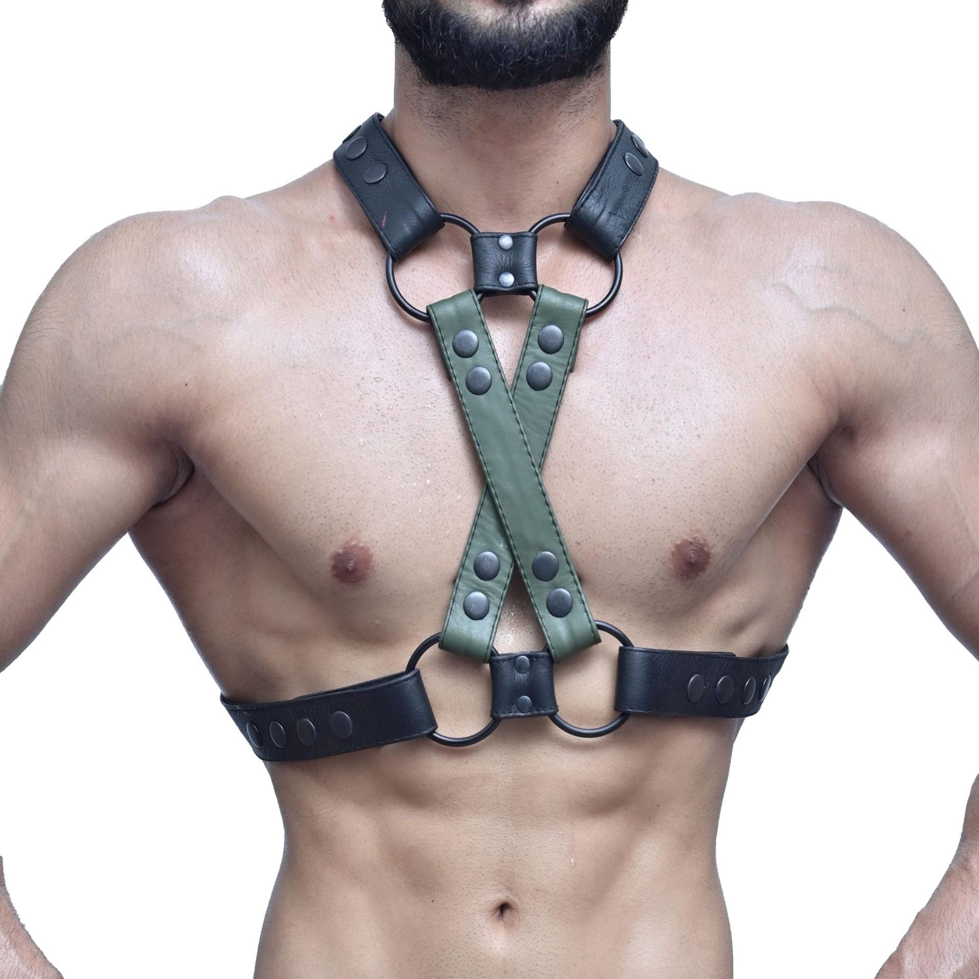 Stage Binding Leather Body Straps