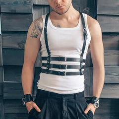 Three-Row Adjustable Bondage Clothing