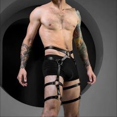 Nightclub Punk Leather Undergarments