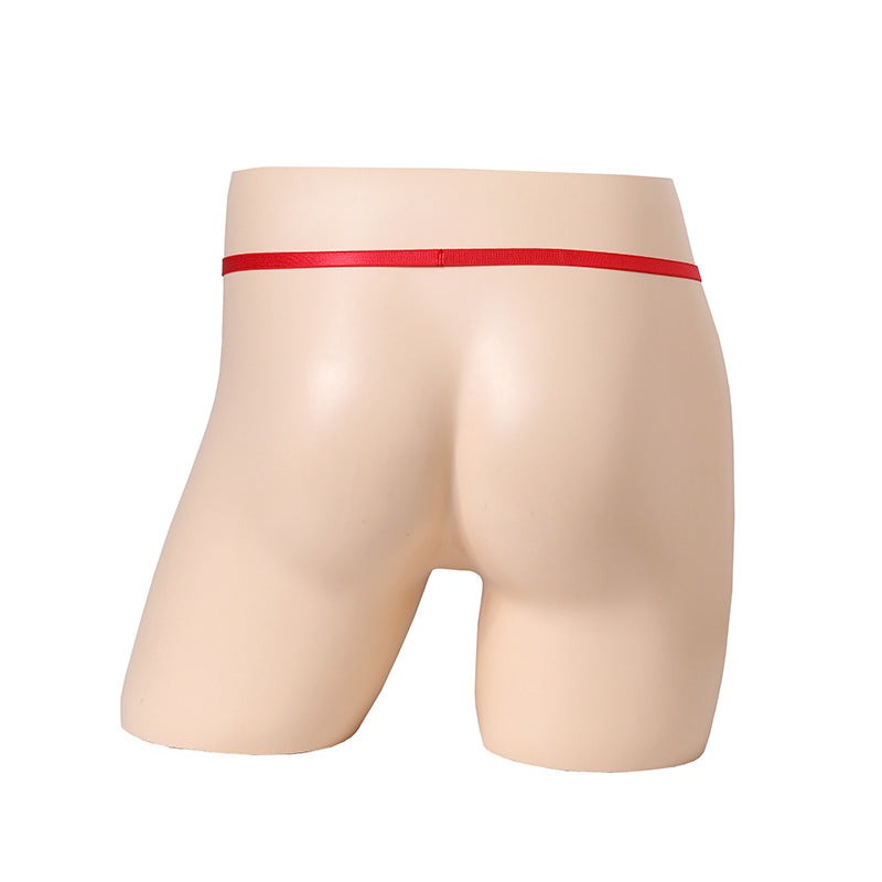 Christmas Feather Thong Underwear