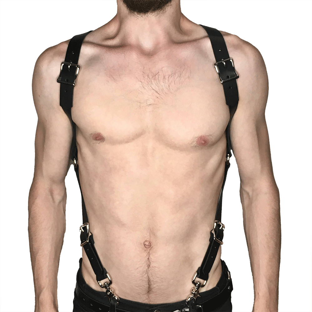 Punk Waist Chain Shoulder Strap Set