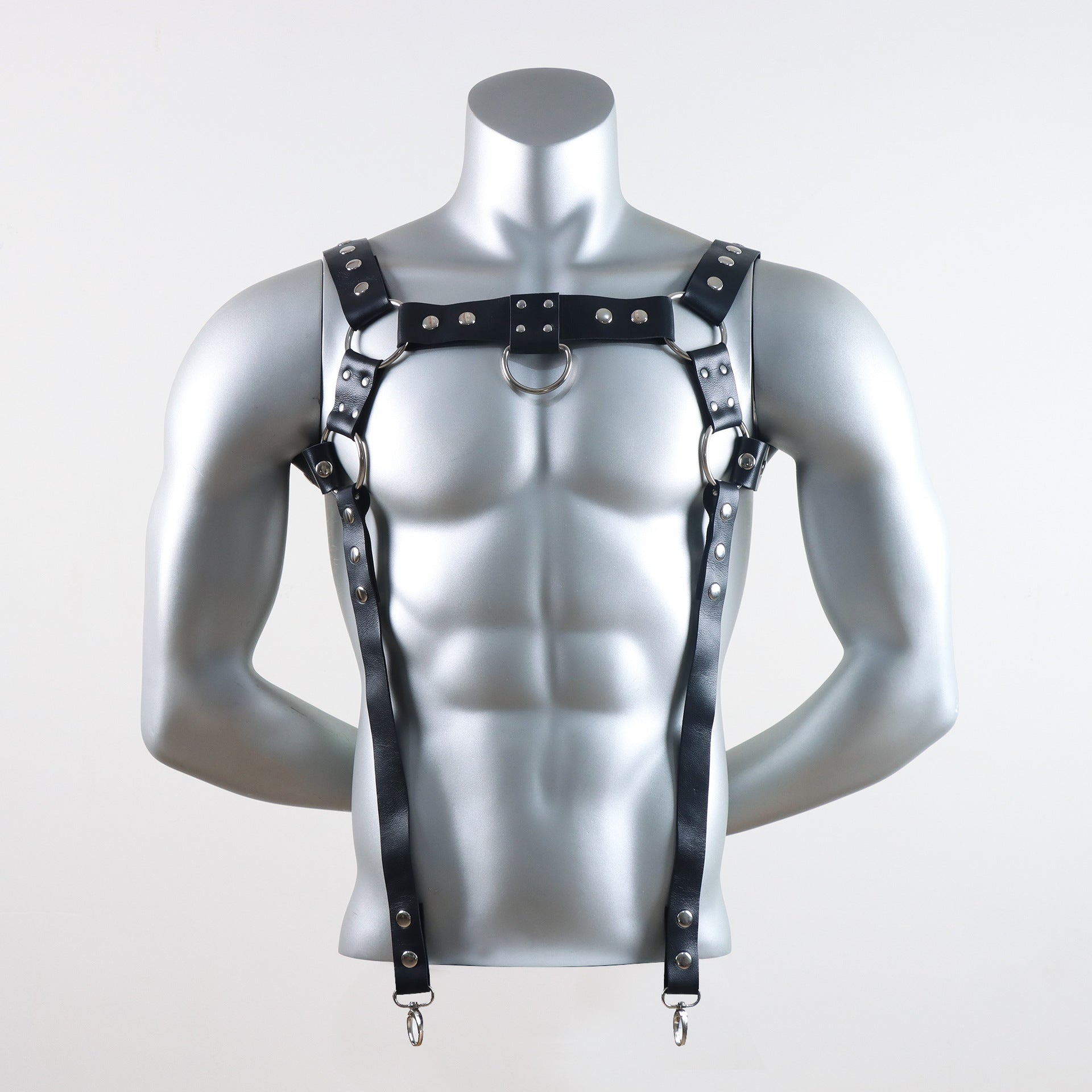 Leather Bondage Suspender Belt