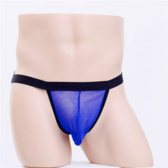 Reflective Mesh Triangle Cover Thong